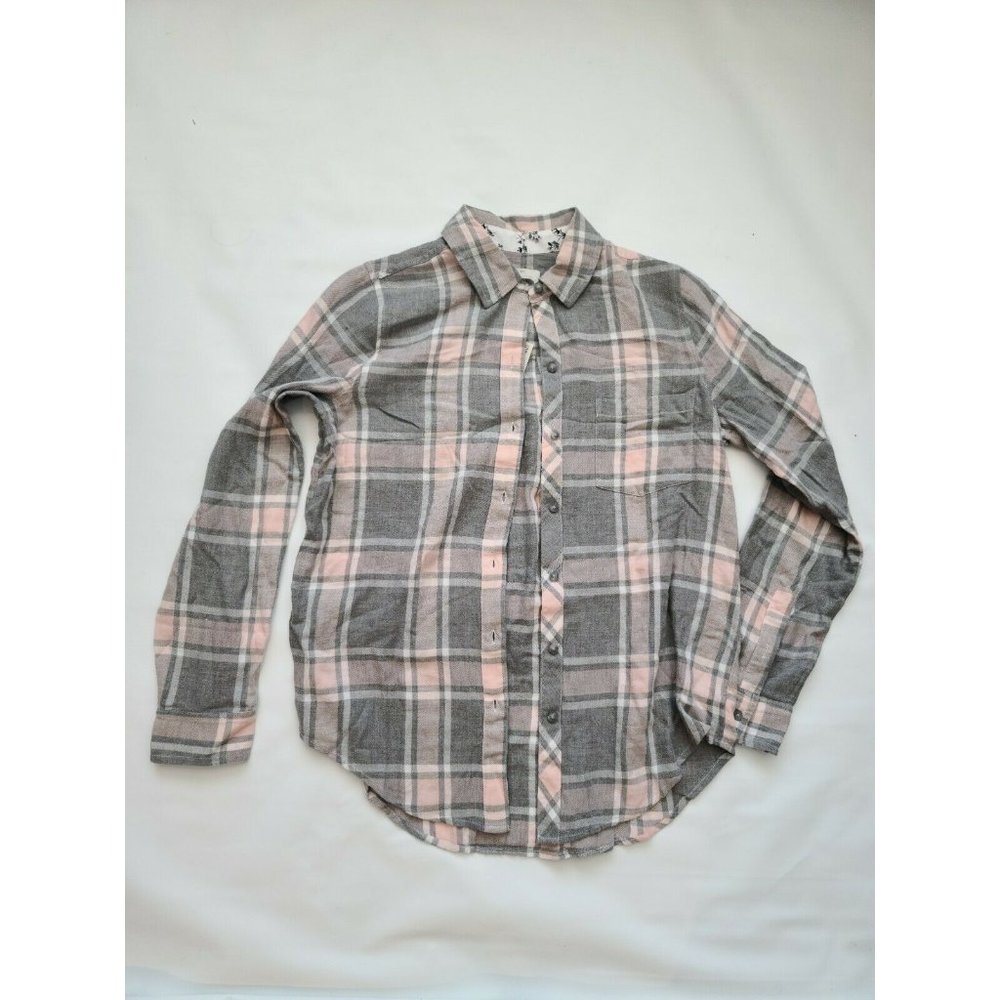 Lucky Brand Size X-Small Pink Casual Long Sleeve